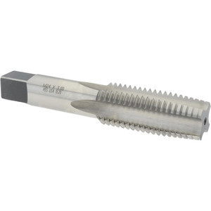 Made in USA Straight Flute Tap: M24x3 Metric Coarse, 4 Flute, Taper Chamfer, HSS, Bright/Uncoated Finish 4-29/32" OAL, D8 KP8761 - 45646700