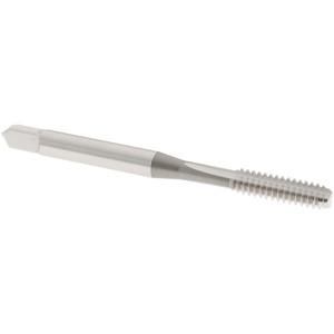 OSG Straight Flute Tap: #10-24 UNC, 3 Flutes, Bottoming, High Speed Steel, Bright/Uncoated 7/8" Thread Length, 2-3/8" OAL, Right Hand Thread, H7, Series 101/102 1008700 - 65178261