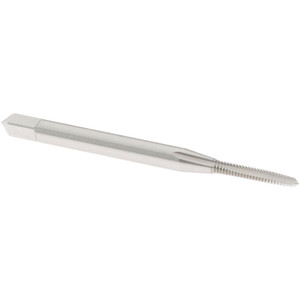 OSG Straight Flute Tap: #2-56 UNC, 3 Flutes, Taper, 2B Class of Fit, High Speed Steel, Bright/Uncoated 7/16" Thread Length, 1-3/4" OAL, Right Hand Thread, H2, Series 101/102 1010900 - 65152605