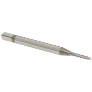 OSG Straight Flute Tap: M1.6x0.35 Metric Coarse, 3 Flutes, Plug, 6H Class of Fit, High Speed Steel, Bright/Uncoated 5/16" Thread Length, 1-5/8" OAL, Right Hand Thread, D3, Series 141 1978800 - 44158616