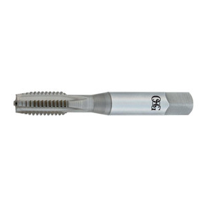 OSG Straight Flute Tap: M10x1.50 Metric Coarse, 4 Flutes, Bottoming, 6H Class of Fit, Vanadium High Speed Steel, Nitride Coated 1-1/4" Thread Length, 2-15/16" OAL, Right Hand Thread, D6, Series 241 2495403 - 64046568