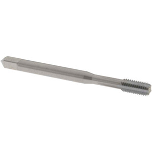 OSG Straight Flute Tap: M5x0.80 Metric Coarse, 4 Flutes, Bottoming, 6H Class of Fit, Solid Carbide, Bright/Uncoated 1" Thread Length, 2-1/2" OAL, Right Hand Thread, D4, Series 10061 1006101400 - 70838586