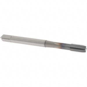 OSG Straight Flute Tap: M5x0.80 Metric Coarse, 4 Flutes, Modified Bottoming, 6H Class of Fit, Powdered Metal, TiCN Coated 7/8" Thread Length, 2-3/8" OAL, Right Hand Thread, D4, Series 11051 1105100308 - 79031860