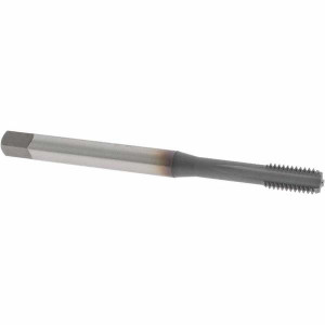 OSG Straight Flute Tap: M6x1.00 Metric Coarse, 3 Flutes, Bottoming, 6H Class of Fit, Powdered Metal, TiCN Coated 1" Thread Length, 2-1/2" OAL, Right Hand Thread, D5, Series 11052 1105200108 - 75763698