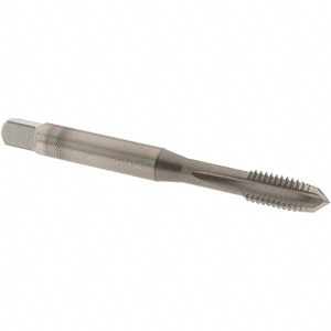 OSG Straight Flute Tap: M6x1.00 Metric Coarse, 3 Flutes, Plug, 6H Class of Fit, Vanadium High Speed Steel, Nitride Coated 1" Thread Length, 2-1/2" OAL, Right Hand Thread, D5, Series 241 2495203 - 64046618