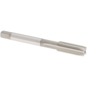 OSG Straight Flute Tap: M8x0.75 Metric Fine, 4 Flutes, Plug, 2B Class of Fit, High Speed Steel, Bright/Uncoated 20 mm Thread Length, 62 mm OAL, Right Hand Thread, Series 121 662 - 68556588