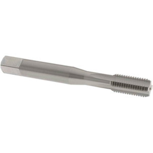 OSG Straight Flute Tap: M8x1.00 Metric Fine, 4 Flutes, Bottoming, 6H Class of Fit, Solid Carbide, Bright/Uncoated 1-1/8" Thread Length, 2-23/32" OAL, Right Hand Thread, D5, Series 10061 1006101700 - 70838529