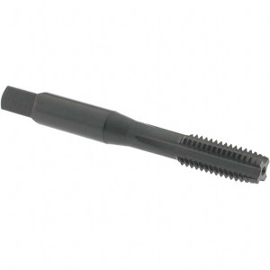 OSG Straight Flute Tap: M8x1.25 Metric Coarse, 4 Flutes, Plug, 6H Class of Fit, High Speed Steel, Nitride/Oxide Coated 1-1/8" Thread Length, 2-23/32" OAL, Right Hand Thread, D5, Series 141C 1608307 - 64161813