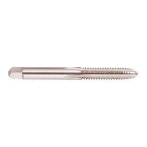 Regal Cutting Tools M8x1.25 Taper RH 6H D5 Bright High Speed Steel 4-Flute Straight Flute Hand Tap 2-23/32" OAL, 1-1/8" Thread Length, Metric Coarse 027748AS - 66115551