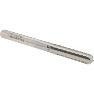 Titan USA Straight Flute Tap: M5x0.8 Metric Coarse, 4 Flute, Bottoming Chamfer, 6H Class of Fit, HSS, Bright/Uncoated Finish 7/8" Thread Length, 2-3/8" OAL, Right Hand, D4, Series 755 TT93030 - 07954753