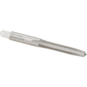 Titan USA Straight Flute Tap: M6x1 Metric Coarse, 4 Flute, Taper Chamfer, 6H Class of Fit, HSS, Bright/Uncoated Finish 1" Thread Length, 2-1/2" OAL, Right Hand, D5, Series 755 TT93031 - 07954696