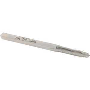 Value Collection Straight Flute Tap: #5-44 UNF, 3 Flutes, Plug, 2B Class of Fit, High Speed Steel, Bright/Uncoated 1-15/16" OAL, Left Hand Thread, H2 JY4945440 - 04945440