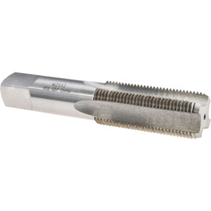 Value Collection Straight Flute Tap: M26x2 Metric Special, 4 Flute, Bottoming Chamfer, 6H Class of Fit, HSS, Bright/Uncoated Finish 2-1/2" Thread Length, 5-1/8" OAL, Right Hand, D7 JY9036906 - 09036906