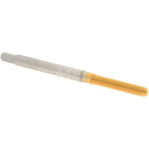 Accupro Thread Forming Tap: Metric, 6H Class of Fit, Bottoming, High-Speed Steel, Titanium Nitride Coated 5/8" Thread Length, 1.9375" OAL, D6 17566-01T - 62489778