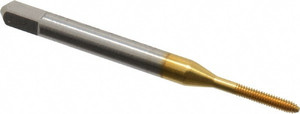 Balax Thread Forming Tap: M1.7x0.35 Metric Coarse, Bottoming, High Speed Steel, TiN Coated D3, Series BXMB 17143-01T - 09330838
