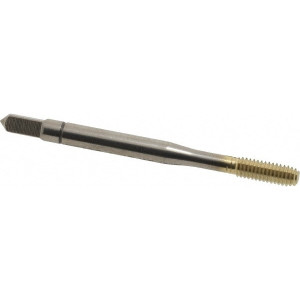 Balax Thread Forming Tap: M4x0.70 Metric Coarse, 6H Class of Fit, Bottoming, Powdered Metal High Speed Steel, Bal-Plus Coated 0.47" Thread Length, D7, Series BXDIECAST 18077-81L - 92509686
