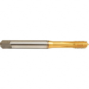 EMUGE-FRANKEN Thread Forming Tap: M4x0.70 Metric, 6HX Class of Fit, Modified Bottoming, Powdered Metal High Speed Steel, TiN Coated 63 mm OAL, D4 B521Z700.0040 - 16560070