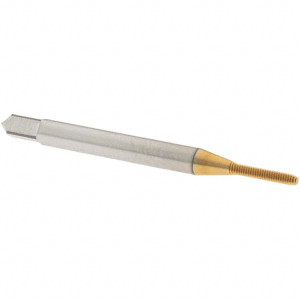 OSG Thread Forming Tap: #0-80 UNF, 2B Class of Fit, Bottoming, High Speed Steel, TiN Coated Series 286I 2864205 - 04622924
