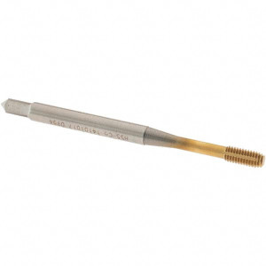 OSG Thread Forming Tap: M3x0.50 Metric Coarse, Modified Bottoming, Cobalt, TiN Coated D5, Series HY-PRO NRT 1410101705 - 07472202
