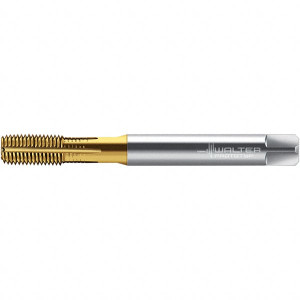 Walter Prototyp Thread Forming Tap: Metric, 6HX Class of Fit, Modified Bottoming, High-Speed Steel-E-PM, Titanium Nitride Coated 3.5433" OAL, Series TC420 7427359 - 96793898