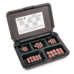 E-Z LOK Thread Repair Kit: Self-Locking 50 Pc, Stainless Steel Insert EZ-M103 - 53316881