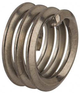 HeliCoil Free Running Insert: 1/4-20, 0.25" OAL Stainless Steel, Bright/Uncoated AT1185-4C250 - 08464646