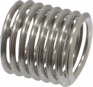 HeliCoil Free Running Insert: M8 x 1.25, 12 mm OAL Tanged, Stainless Steel, Bright/Uncoated R1084-8 - 00069088