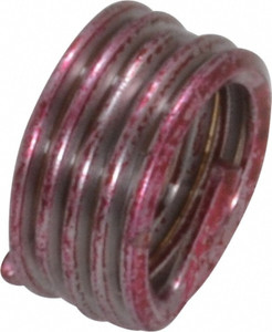 Recoil Screw-Locking Insert: Stainless Steel, M12 x 1.75 Metric Coarse, 1D 12 mm OAL, Tangless, Bright Finish, Stainless Steel 25122L-PKT5 - 07798796
