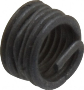 Recoil Screw-Locking Insert: Stainless Steel, M3 x 0.50 Metric Coarse, 1-1/2D 4.5 mm OAL, Tangless, Dry Film Lubricant Finish, Stainless Steel 15033MAD - 91908467