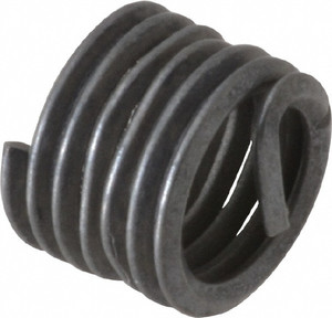 Recoil Screw-Locking Insert: Stainless Steel, M6 x 1.00 Metric Coarse, 1-1/2D 9 mm OAL, Tangless, Dry Film Lubricant Finish, Stainless Steel 15063MAD - 91908632