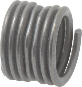 Recoil Screw-Locking Insert: Stainless Steel, M8 x 1.25 Metric Coarse, 1-1/2D 12 mm OAL, Tangless, Dry Film Lubricant Finish, Stainless Steel 15083MAD - 91908723