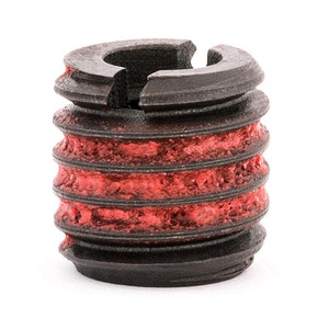 E-Z LOK Thread Locking Insert: 1/4-20 Internal Thread, 1/2-13 External Thread, UNC, 31/64" OAL, Self-Lock Wall Carbon Steel 335-4 - 94021995