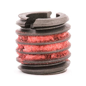 E-Z LOK Thread Locking Insert: 1/4-28 Internal Thread, 7/16-14 External Thread, UNF, 7/16" OAL, Self-Lock Wall Carbon Steel 329-428 - 81868143