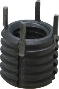 Jergens Thread Locking Insert: 3/8-16 Internal Thread, 9/16-12 External Thread, UNC, 1/2" OAL, Heavy-Duty Keylocking Carbon Steel 215-065904 - 82496068 Jergens Thread Locking Insert: 3/8-16 Internal Thread, 9/16-12 External Thread, UNC, 1/2" OAL, Heavy-Duty Keylocking Carbon Steel 215-065904 - 82496068