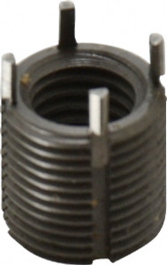 Jergens Thread Locking Insert: 5/8-11 Internal Thread, 7/8-14 External Thread, UNC, 0.87" OAL, Heavy-Duty Keylocking Carbon Steel 215-065908 - 82496142
