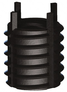 Jergens Thread Locking Insert: M20 x 1.5 Internal Thread, M30 x 2 External Thread, Metric Fine, 30 mm OAL, Heavy-Duty Keylocking Carbon Steel 215-066173 - 82498627