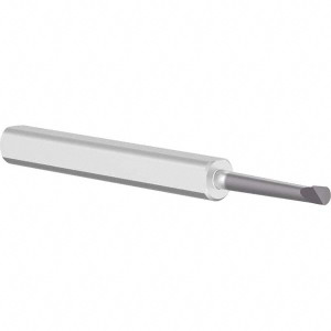 Criterion Boring Bar: 0.12" Min Bore, 3/4" Max Depth, Right Hand Cut, Solid Carbide 1/4" Shank Dia, 2-1/2" OAL 0120HA - 90737263