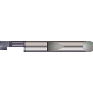 Micro 100 Boring Bar: 0.23" Min Bore, 1/2" Max Depth, Right Hand Cut, Solid Carbide 5/16" Shank Dia, 2" OAL QBB-230500-000X - 15251457