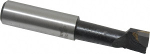 Value Collection Boring Bar: 9/16" Min Bore Dia, 1-1/2" Max Bore Depth, Right Hand, 1/2" Shank Dia, C2 Carbide-Tipped 3" OAL 375-1272 - 08054074