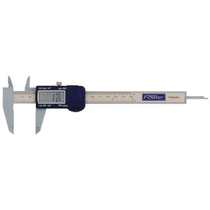 Fowler Electronic Caliper: 0 to 6", 0.0005" Resolution 0.0080" Accuracy, Polycarbonate Caliper, 1.56" Jaw Length, Polycarbonate Jaws 54-101-175-0 - 74040239