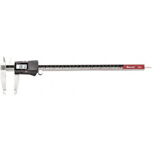 Starrett Electronic Caliper: 0 to 12", 0.0005" Resolution 0.0010" Accuracy, Stainless Steel Caliper, 2" Jaw Length, Stainless Steel Jaws 00148 - 61000790