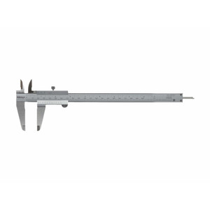 Mitutoyo Vernier Caliper: 0 to 6", 0.008" Graduation, Stainless Steel 40 mm Jaw Depth 530-316 - 88490263