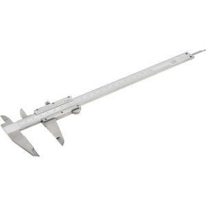 Value Collection Vernier Caliper: 0 to 8", 0.0012" Accuracy, 0.001" Graduation, Stainless Steel 1.9685" Jaw Depth 403-2009 - 06410385