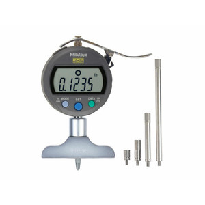 Mitutoyo 0" to 8" Stainless Steel Electronic Depth Gage 0.0003" Accuracy, 0.001mm Resolution, 2-1/2" Base Length 547-257A - 71833438