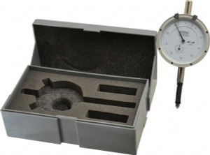 Fowler Dial Drop Indicator: 0.4" Range, 0-50-0 Dial Reading, 0.0005" Graduation Lug Back, Revolution Counter 52-520-250-1 - 79401451