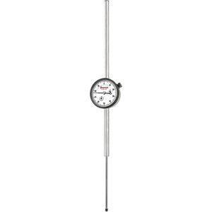 Starrett Dial Drop Indicator: 0 to 4" Range, 0-100 Dial Reading, 0.001" Graduation, 2-1/4" Dial Dia 0.1" per Revolution, Lug Back, Revolution Counter, Includes Flat Back 53311 - 86427366
