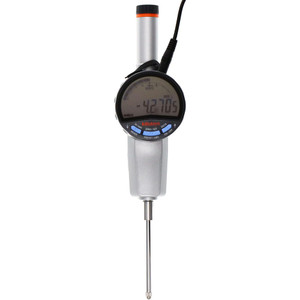Mitutoyo Electronic Drop Indicators, Back Type: Flat, Connection Type: Straight, Display Type: LCD, Accuracy: 0.0012", Calibrated: No, Measuring Force (N): 2.5, Maximum Measurement: 2"/50.8 mm 543-858A - 90978735