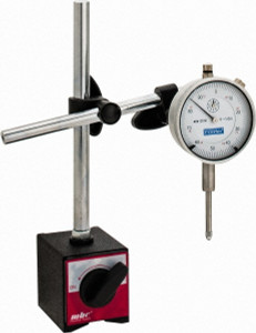 Fowler Dial Indicator & Base Kit: 0-100 Dial Reading 1" Base Length, 2-3/8" Base Height FOW99988L - 77751477