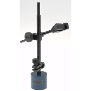 SPI Indicator Positioner & Holder: 50 lb Pull, Fine Adjustment, Includes Base Post & Clamp Arm, Round Base, 1-1/4" Base Height, 1-1/4" Base Length, 1-1/4" Base Width 13-607-7 - 60564341
