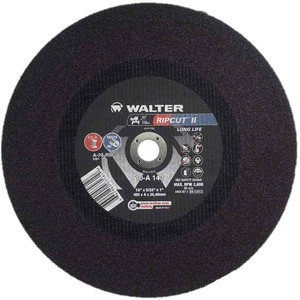 Walter Surface Technologies | PORTACUT™ | Cut-Off Wheel 14" Dia x 1/8" Thick x 1" Arbor, TYPE 1, PK 10 - 11A143